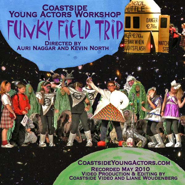 Funky Field Trip, Coastside Young Actors Workshop play, PR image, by Coastside Video and Lianes Lens