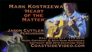 Mark Kostrzewa "Heart of the Matter" acoustic guitar