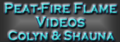 Peat-Fire Flame video webpage - Colyn Fischer and Shauna Pickett-Gordon