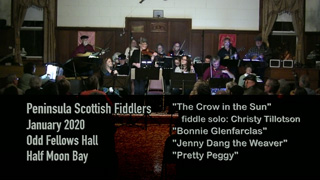Peninsula Scottish Fiddlers 'The Crows' set video