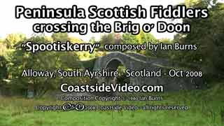 Peninsula Scottish Fiddlers cros Brig o' Doon - Start