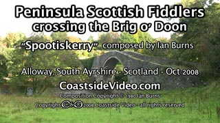 video: Peninsula Scottish Fiddlers cross the Brig o' Doon