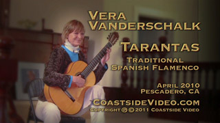 Video Link - Vera Vanderschalk Spanish Flemanco guitar - Tarantas